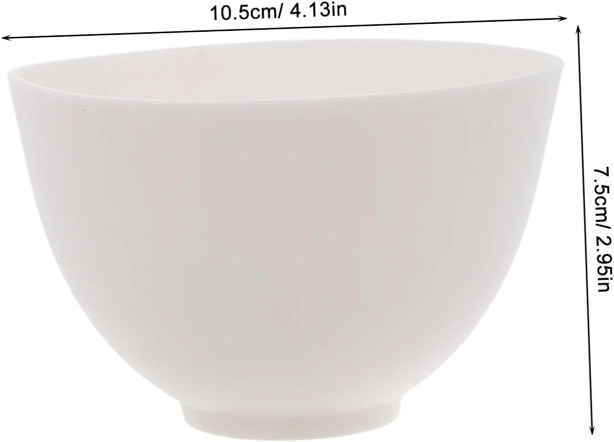 Набор для смешивания косметики DECORNIJIA белый 10.5x10.5x7.5 см — фото 2