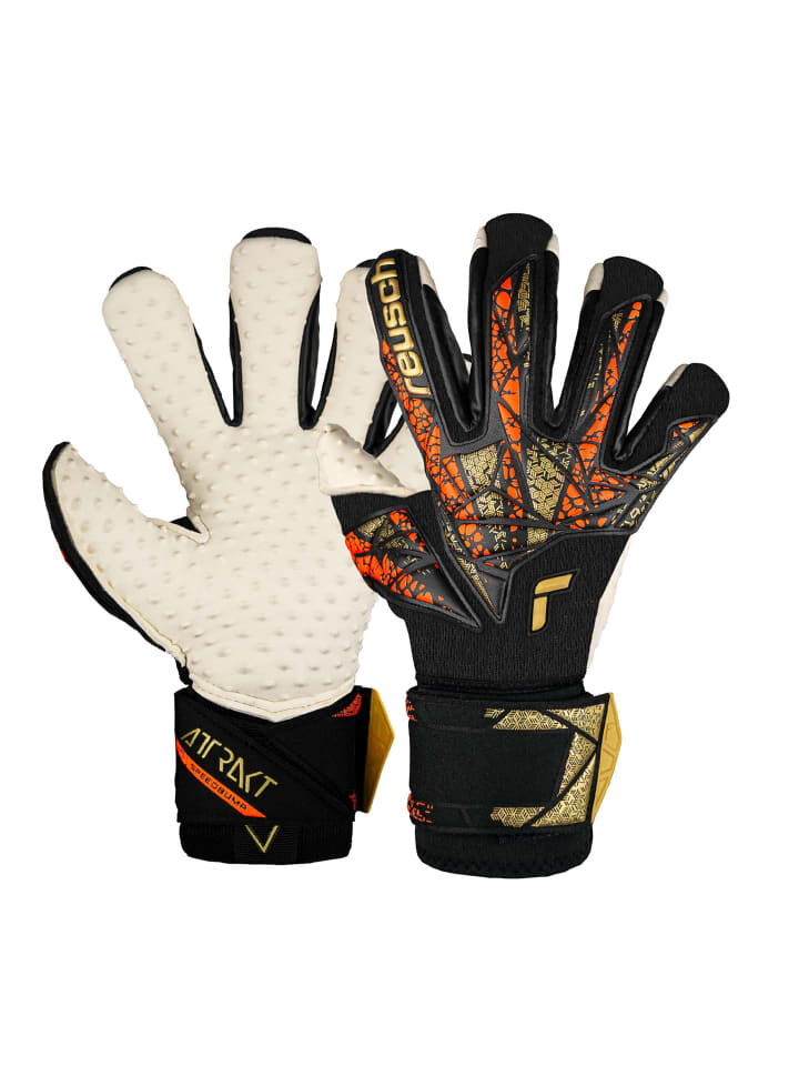 

Перчатки Reusch, цвет 7738 black/gold/orange
