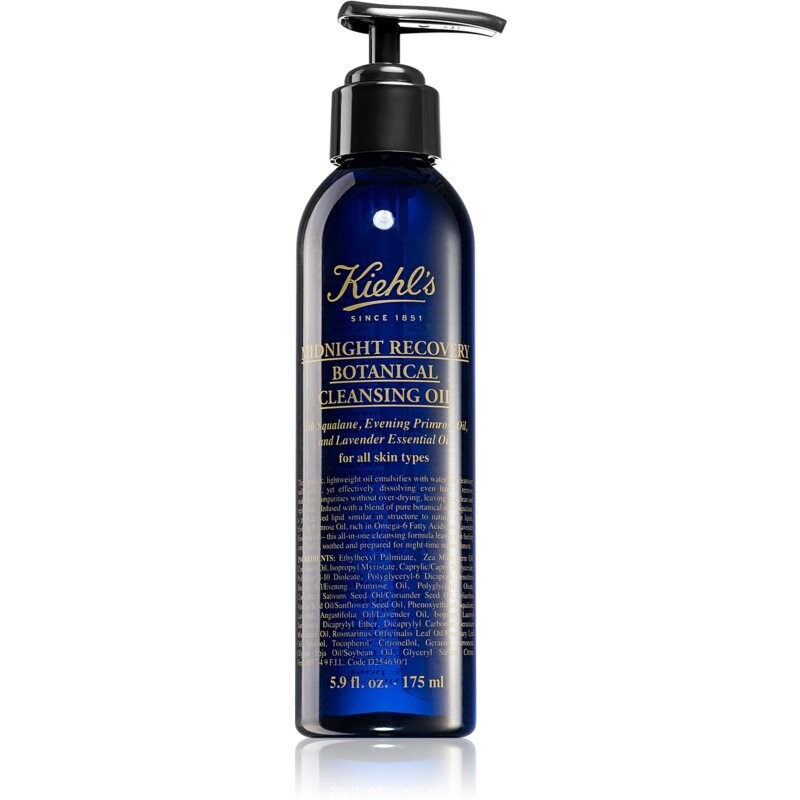 

Kiehl's Midnight Recovery Botanical Cleansing Oil масло для снятия макияжа для всех типов кожи, включая чувствительную, 175 мл Inna Marka
