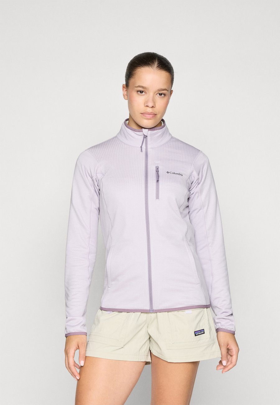 

Флисовая куртка Columbia ESSENTIAL HIKE GRID FULL ZIP, Lavender Pearl/Black/Lilac
