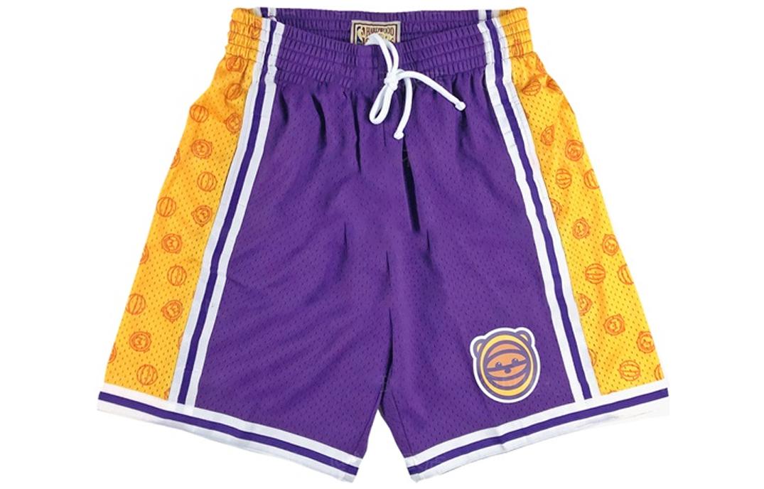 

Mitchell & Ness x Ozuna Bear Баскетбольные шорты Unisex Фиолетовые Mitchell Ness