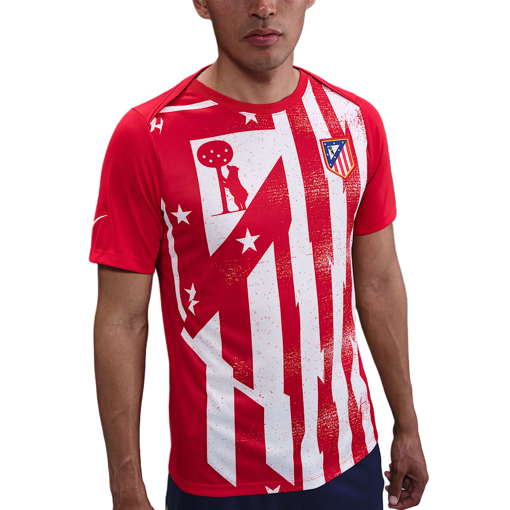 Футболка Academy Pro Dri FIT Soccer Jersey Men's Nike, красно-белый — фото 4