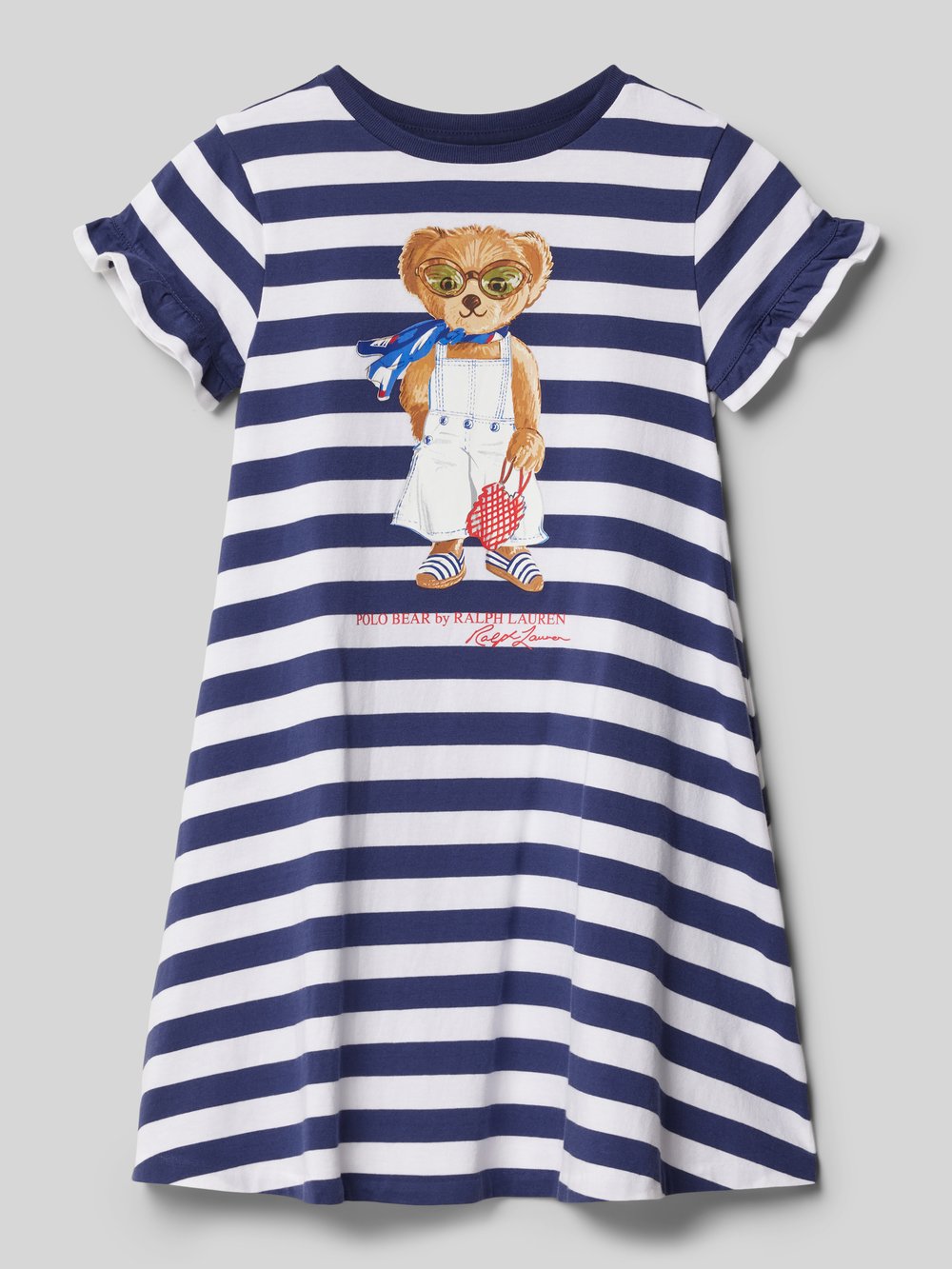 

Платье-футболка с рисунком и этикеткой Polo Ralph Lauren Teens
