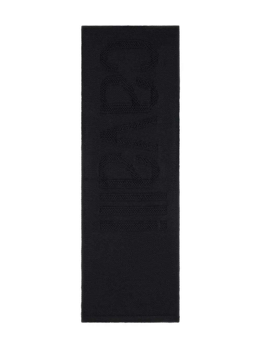 

Шарф с логотипом Roberto Cavalli, черный