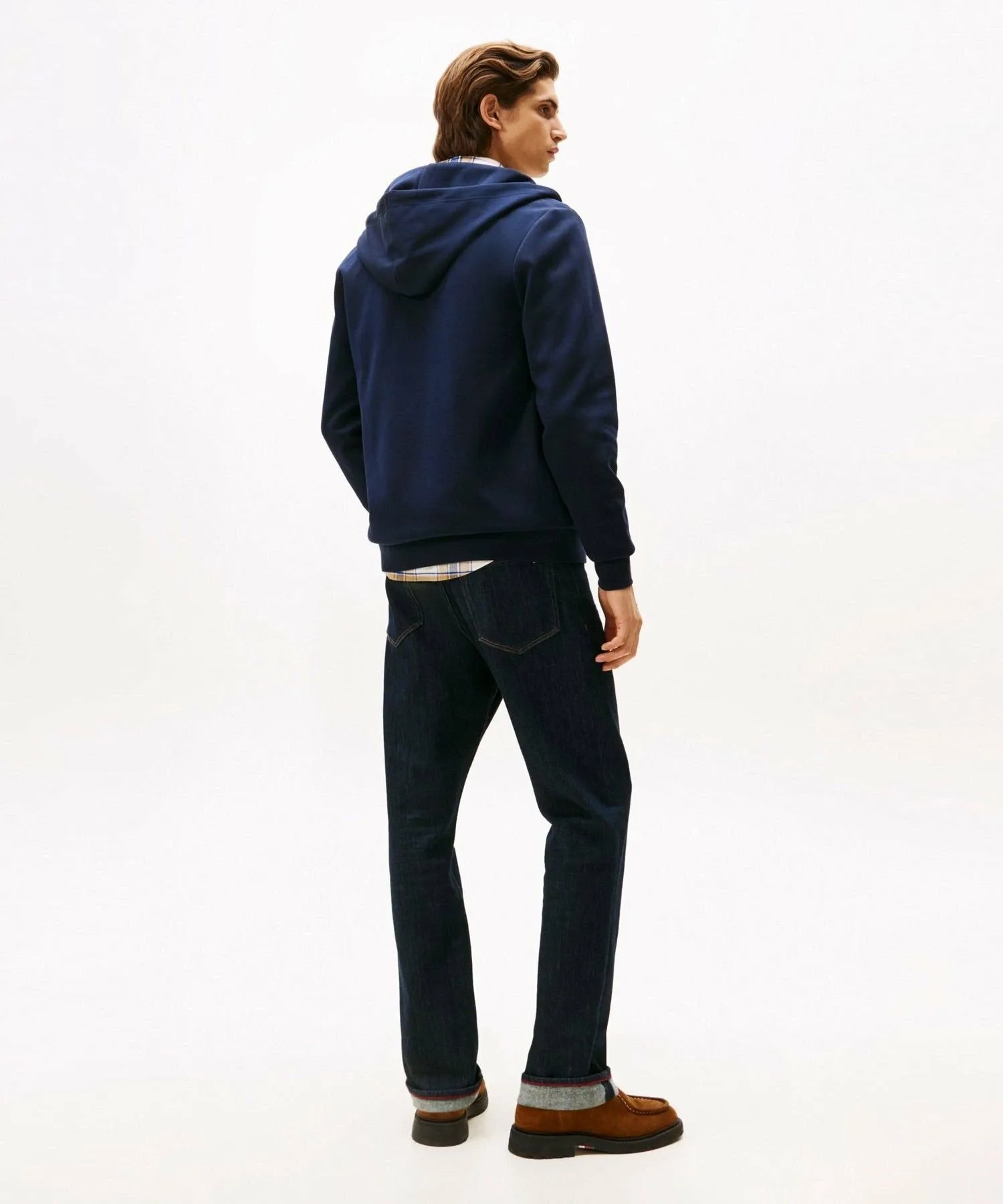 Худи на молнии Essential In Techno TOMMY HILFIGER, Navy DW5 — фото 4