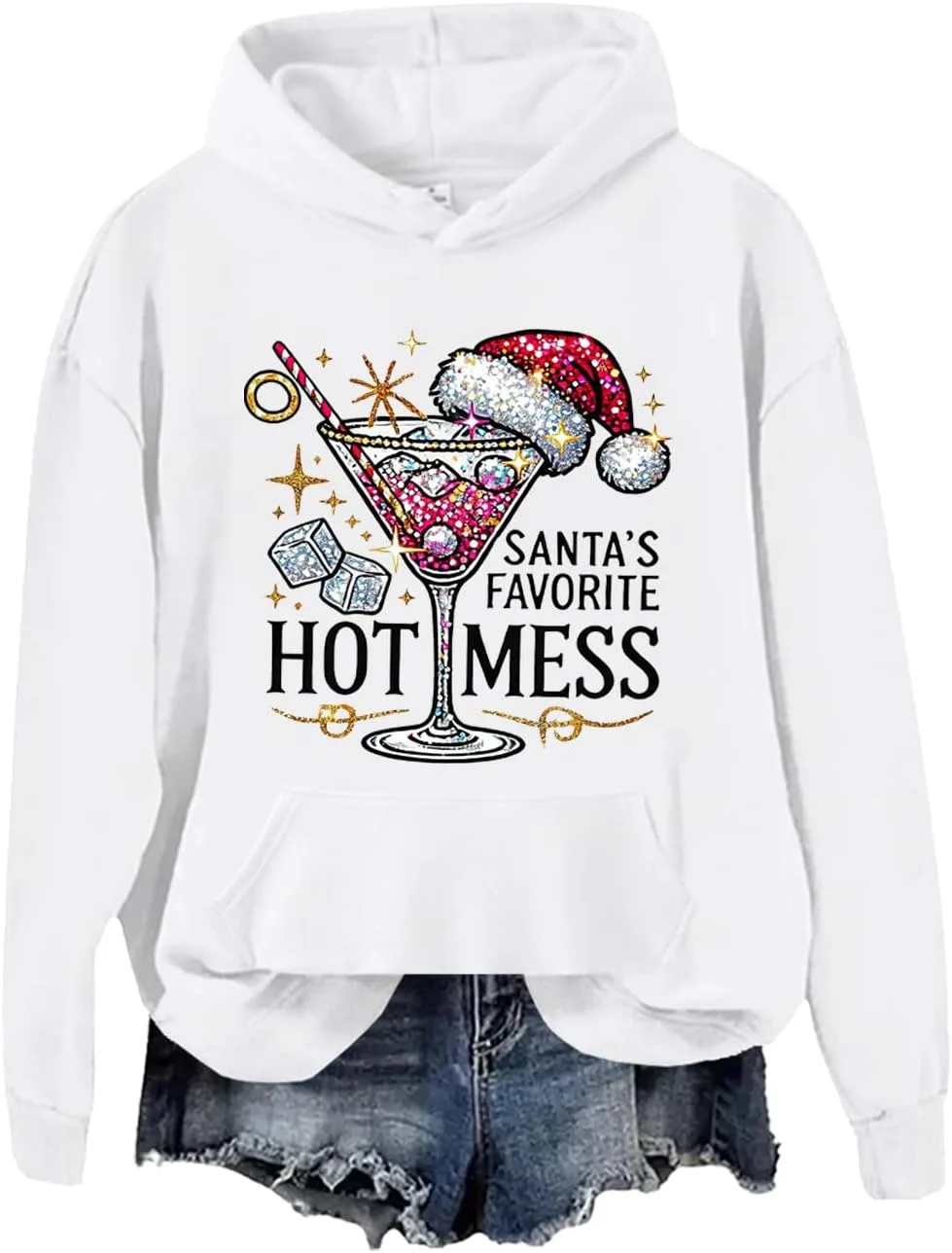 

Толстовка Santa's Favorite Hot Mess