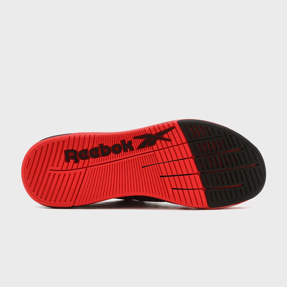 Мужские функциональные кроссовки Nano X5 чёрно-красные от Reebok — фото 4