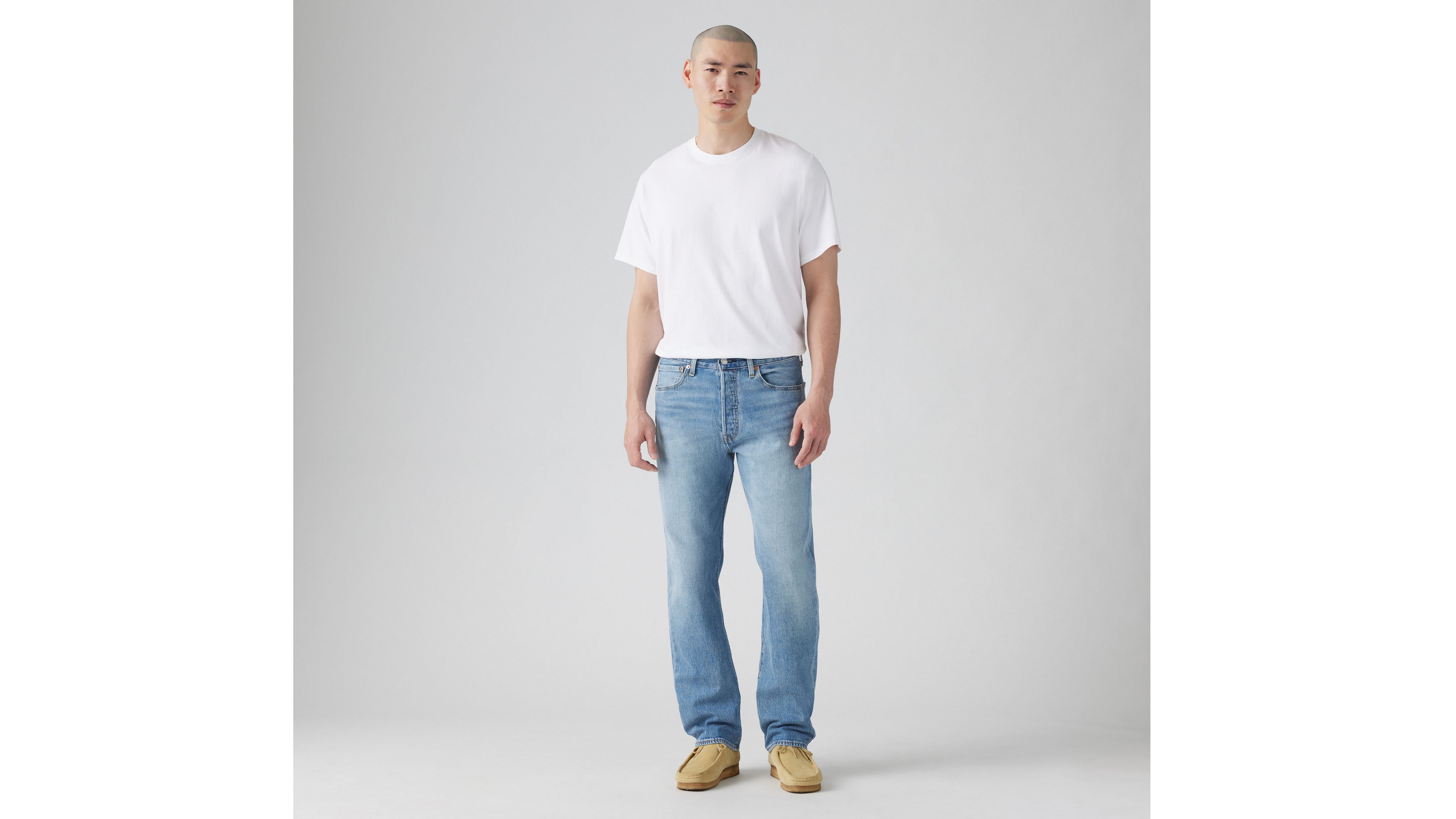 Мужские джинсы 501 Original Fit Levi's, Forgot Your Stretch - Medium Wash — фото 2