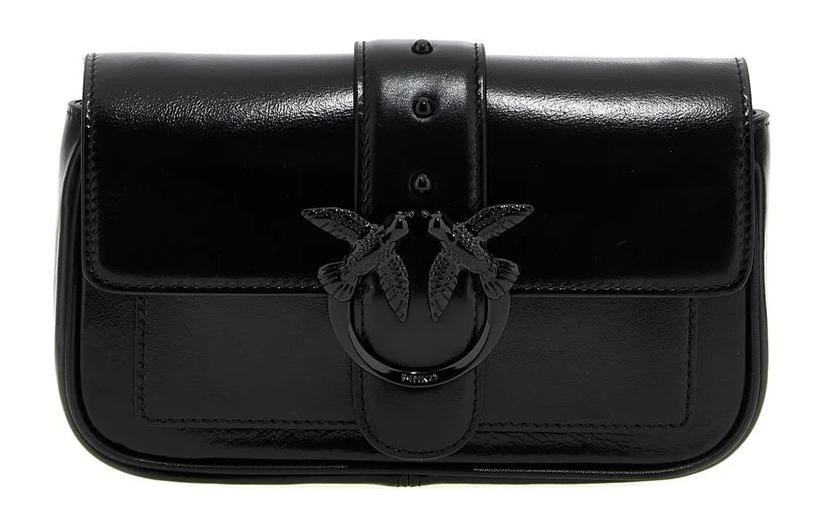 

PINKO Сумка через плечо LOVE Series Calfskin, женская black