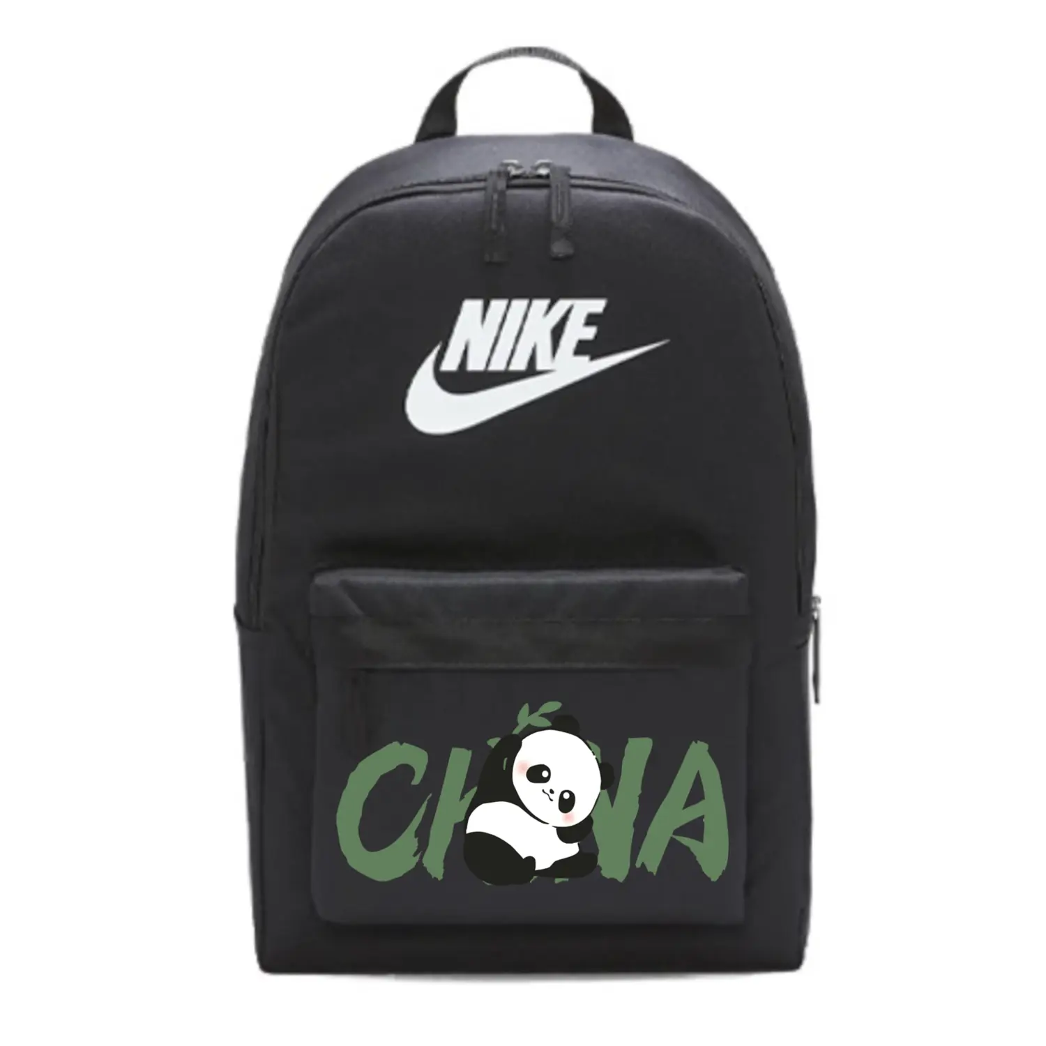 

Nike Тканевый рюкзак унисекс черный, Panda