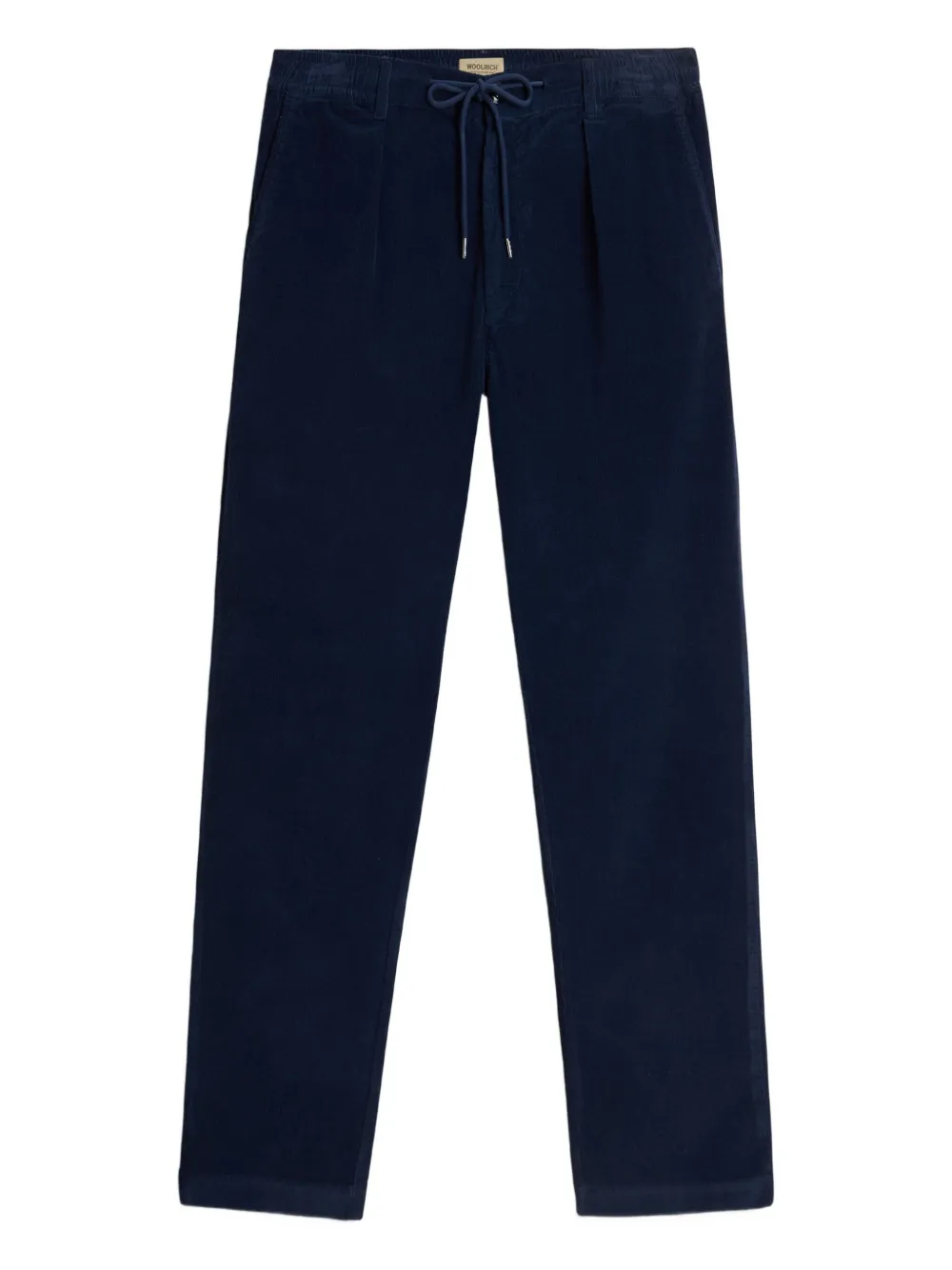 

Брюки с кулиской и складками WOOLRICH, синий