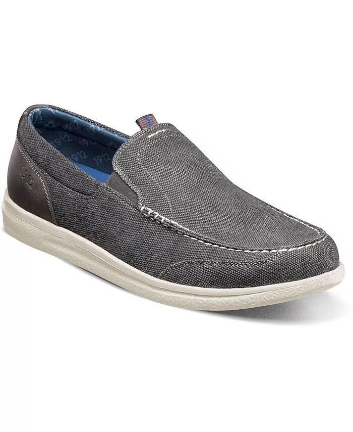 

Мужские туфли Brewski Canvas Venetian Moc Toe Nunn Bush, серый