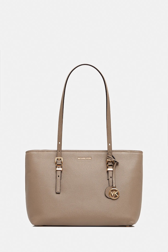 

Кожаная сумка Quinn Michael Michael Kors, бежевый