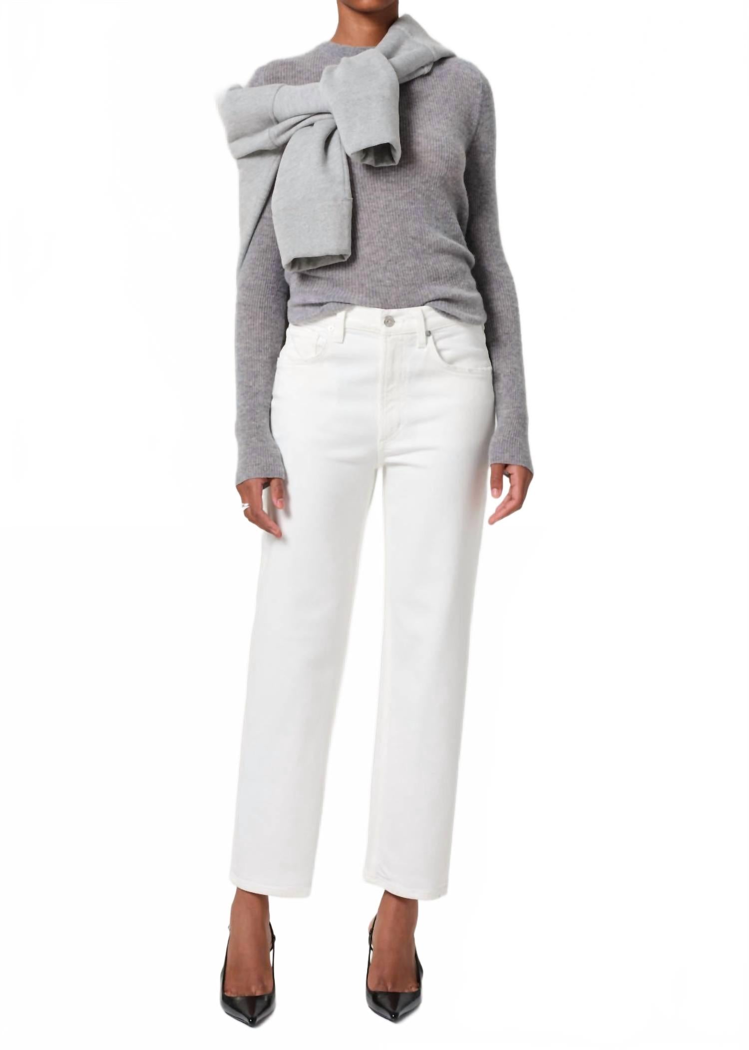 

Прямые джинсы Palma в мягком белом Citizens of Humanity