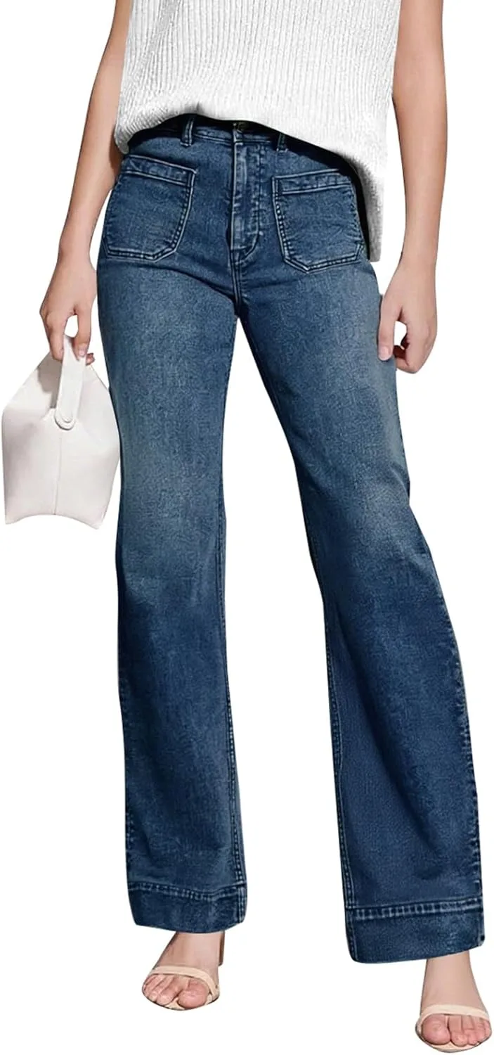 

Джинсы женские High Waist Straight Leg Boyfriend