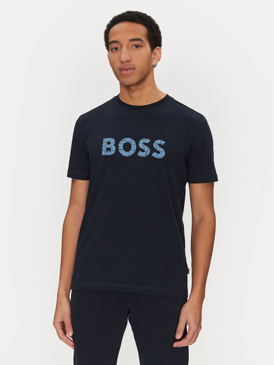 

Облегающая футболка 50534923 Boss, синий