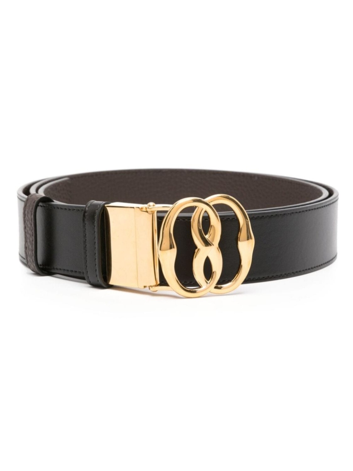 

Bally двусторонний ремень Emblem, черный