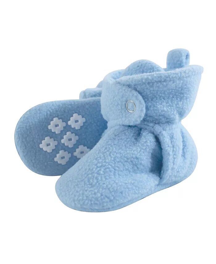 

Уютные флисовые пинетки Baby Girls Treasure Baby, светло-розовые Little Treasure, синий