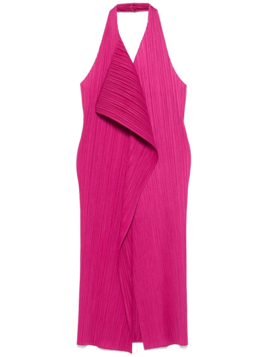 

Pleats Please Issey Miyake Monthly Colors: платье миди в ноябре, розовый