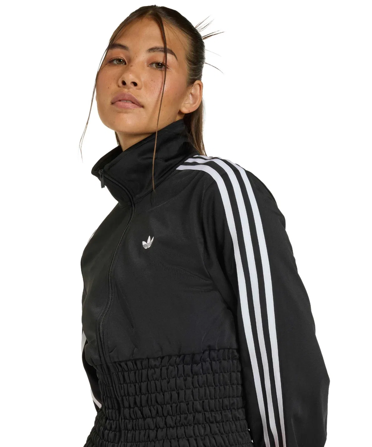 Трек-топ с эффектом смокинга adidas Firebird Track Top, черный — фото 3