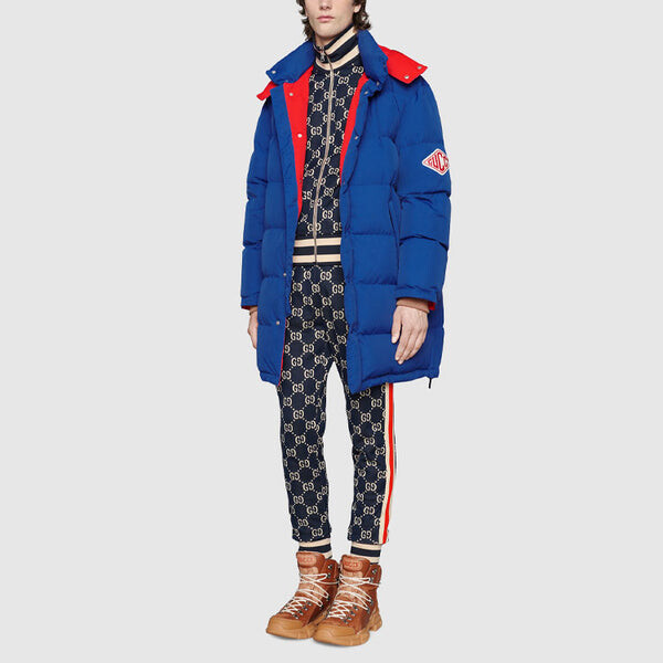 Куртка Gucci GG Jacquard Cotton, синий — фото 3