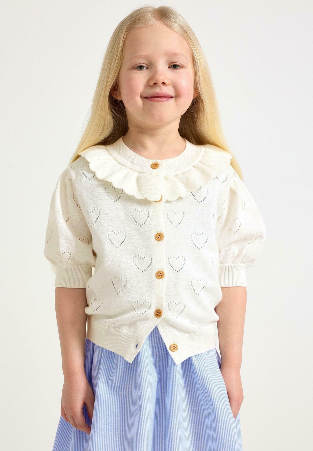 

Кардиган SHORT-SLEEVED Lindex, белый