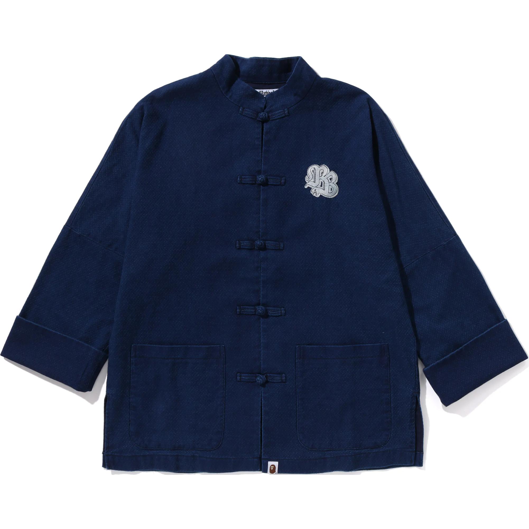 A BATHING APE Курка коллекции года Змеи унисекс индиго, Indigo — фото 2