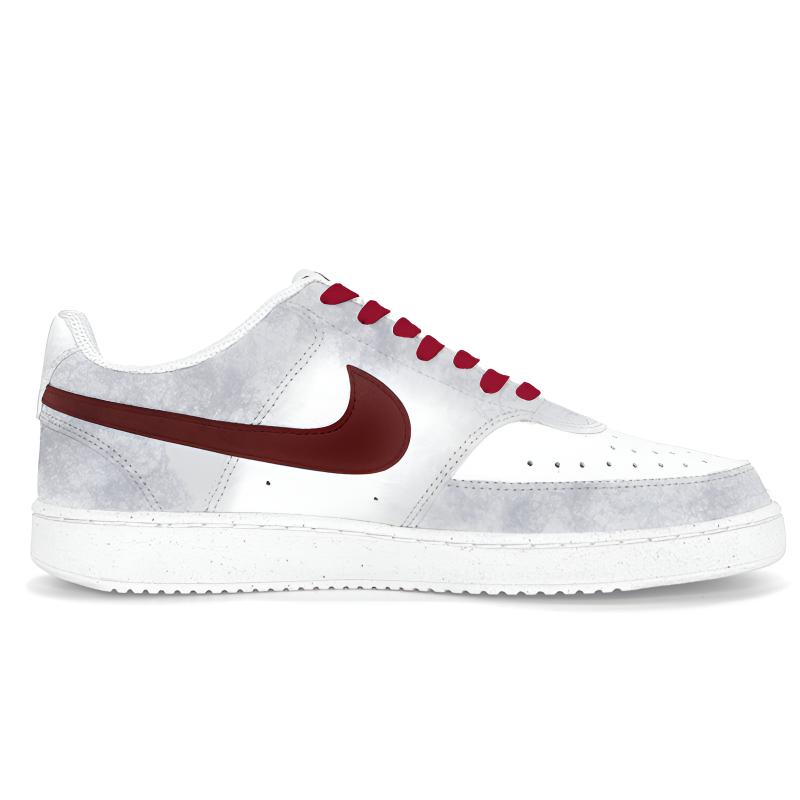 Nike Court Vision Low Jieji Bu Yun Shopping Bag Low top Skateboard Shoes Unisex Бордовый — фото 4