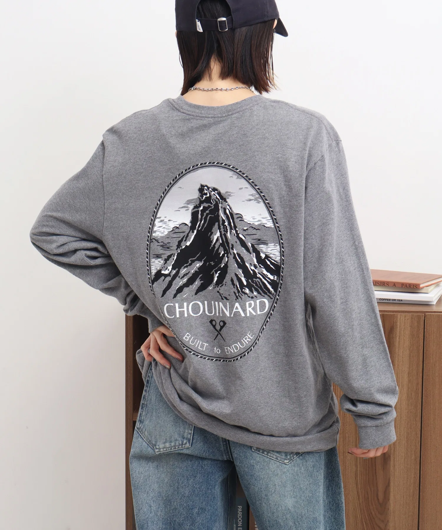 Мужская футболка Patagonia Long-sleeved Chouinard Crest Responsibili-Tee — фото 4