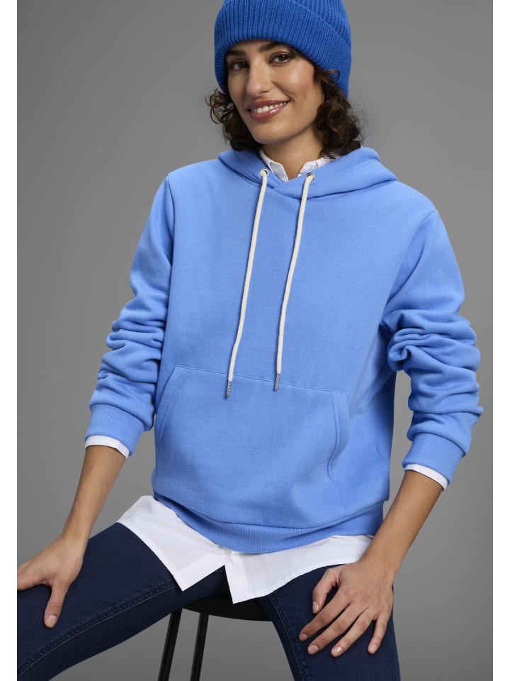 

толстовка с капюшоном светло-голубого цвета Delmao