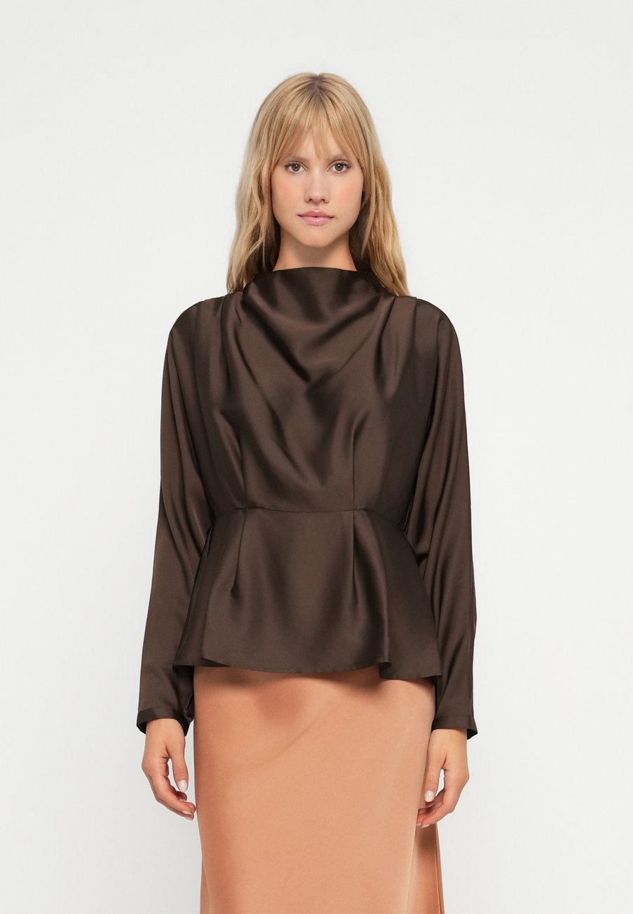 

Блуза YAS YASYERA, Chocolate Brown/Brown