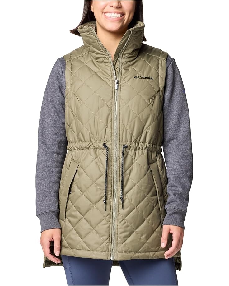 

Утепленный жилет Columbia Copper Crest II Mid Vest, цвет Stone Green