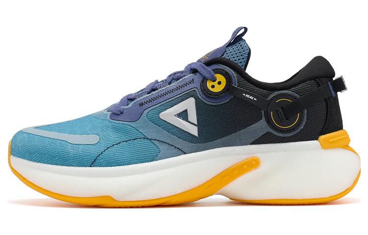 

PEAK Летающие амортизирующие износостойкие дышащие низкие кроссовки для бега мужские бирюзово-синие