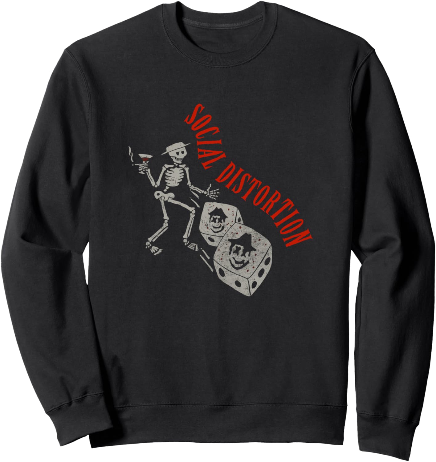 

Официальная толстовка Social Distortion Skelly Dice, черная, Черный, Официальная толстовка Social Distortion Skelly Dice, черная