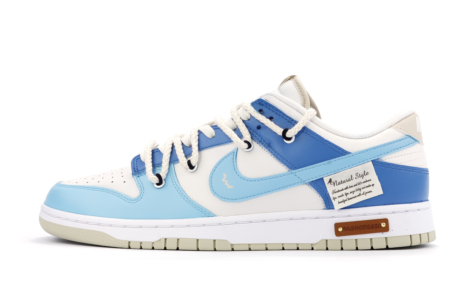 

Мужские кроссовки для скейтбординга Nike Dunk, White/Blue