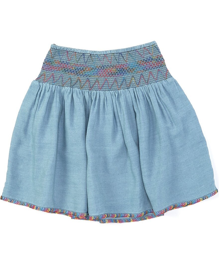 

Джинсовая юбка Donatella Pixie Peek Little/Big Girls 2T-12, синий