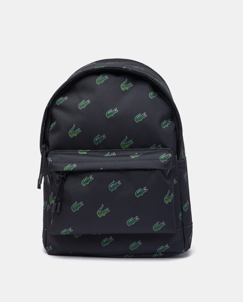 

Большой темно-синий рюкзак с логотипом. Lacoste, темно-синий