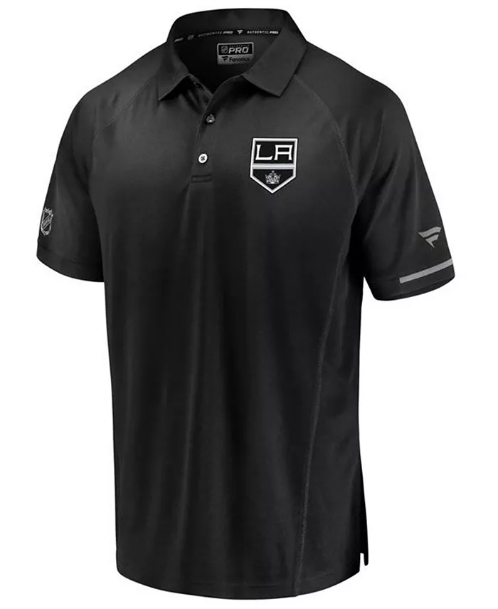 

Мужская поло Los Angeles Kings Authentic Pro Rinkside черного цвета Fanatics
