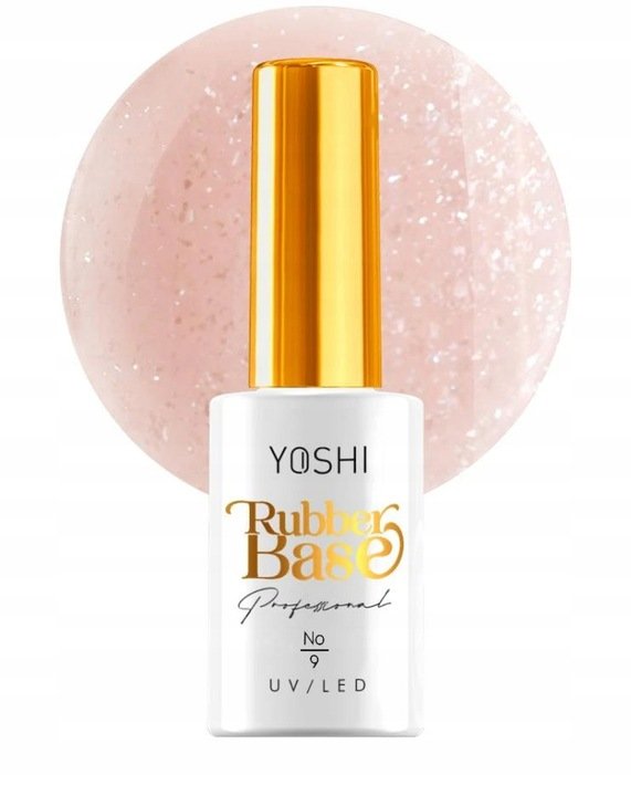 

Yoshi Rubber Base Розовая резиновая база с частицами № 9 10 мл