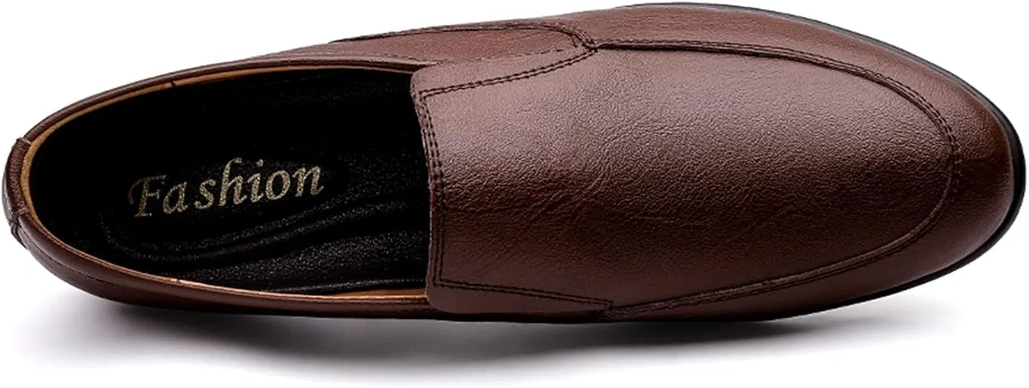 Лоферы кожаные Men's Loafers Darkbrown PUGHGAETZF — фото 2
