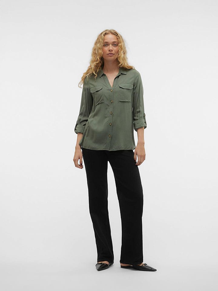 

Блузка Vero Moda, зеленый