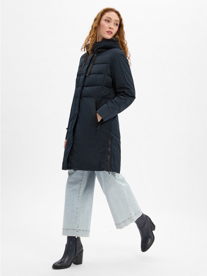 

Синее пальто AMBER & JUNE