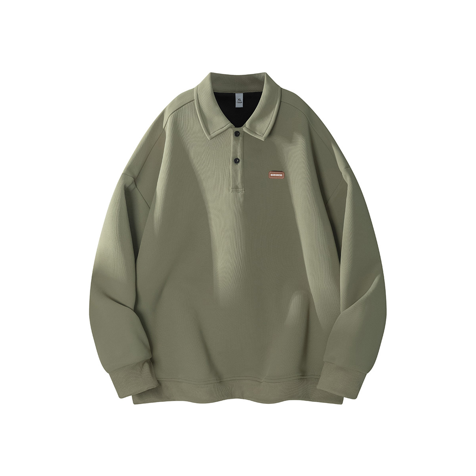 

Свитшот Unisex Lapel Moderate Regular WARRIOR, pea зеленый[free diy badge]