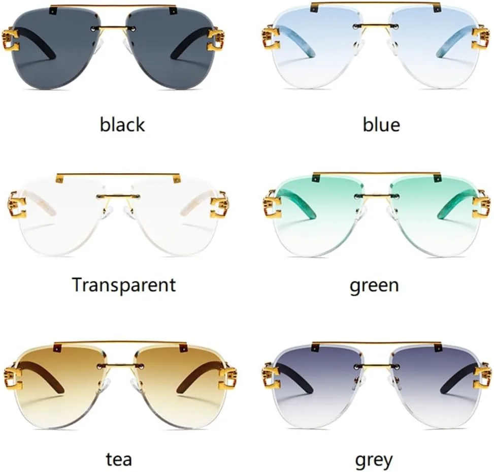 

Солнцезащитные очки для мужчин и женщин - защита UV400 - линзы с двойным градиентом, большая оправа для занятий спортом на открытом воздухе и вождения DSVIGF, Blue