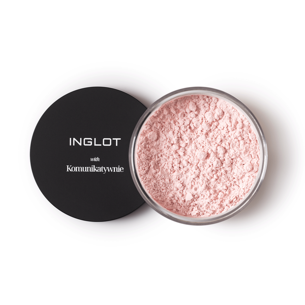 

Рассыпчатая пудра для лица 22 розовая, 2,5 г Inglot With komunikatywnie