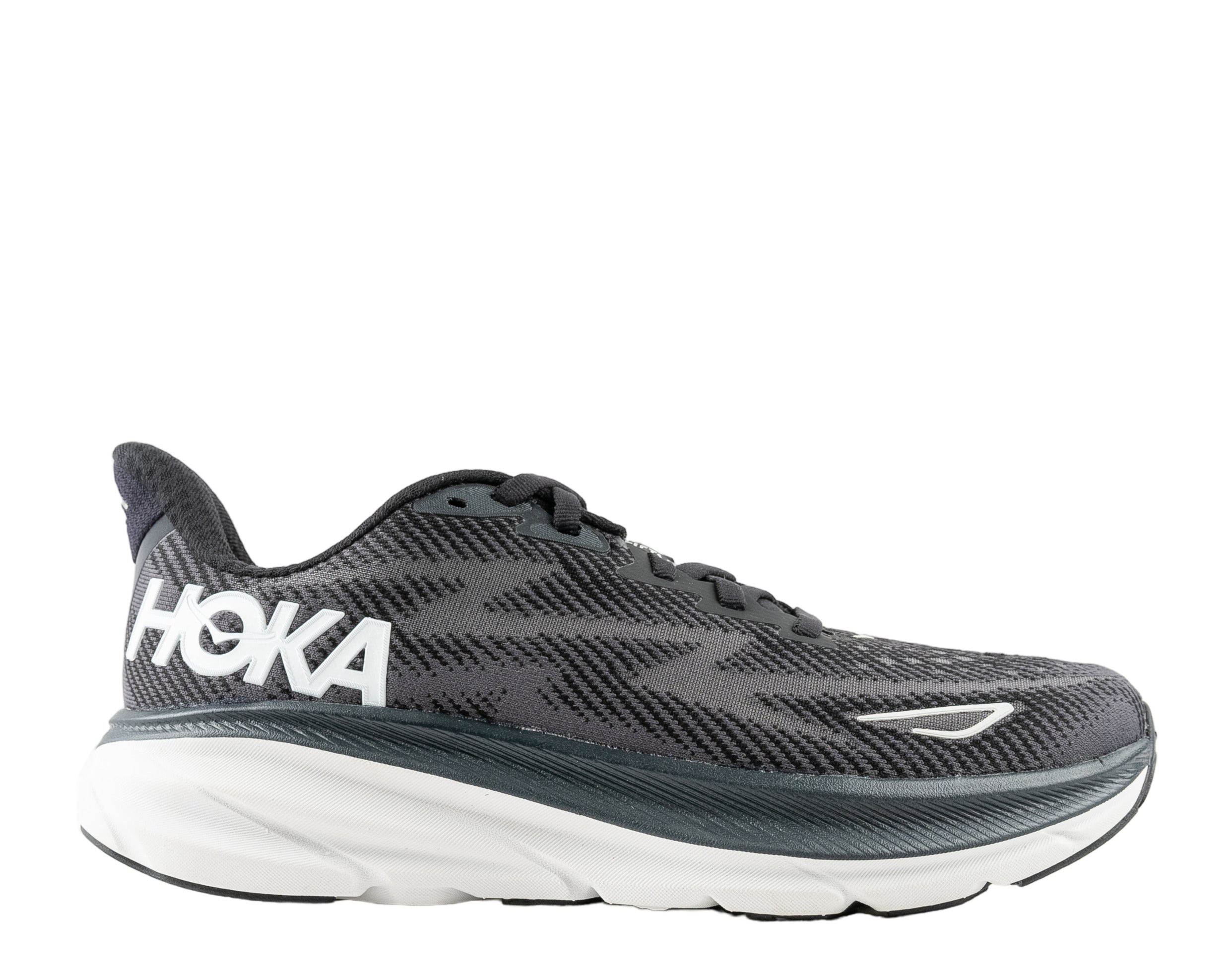 Кроссовки для бега Hoka Clifton 9 Black/White женские 1127896-BWHT — фото 2