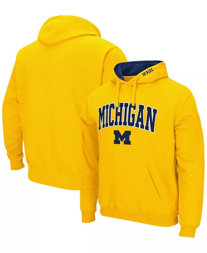 

Мужская толстовка с капюшоном Michigan Wolverines Arch Logo 3.0 Colosseum, желтый