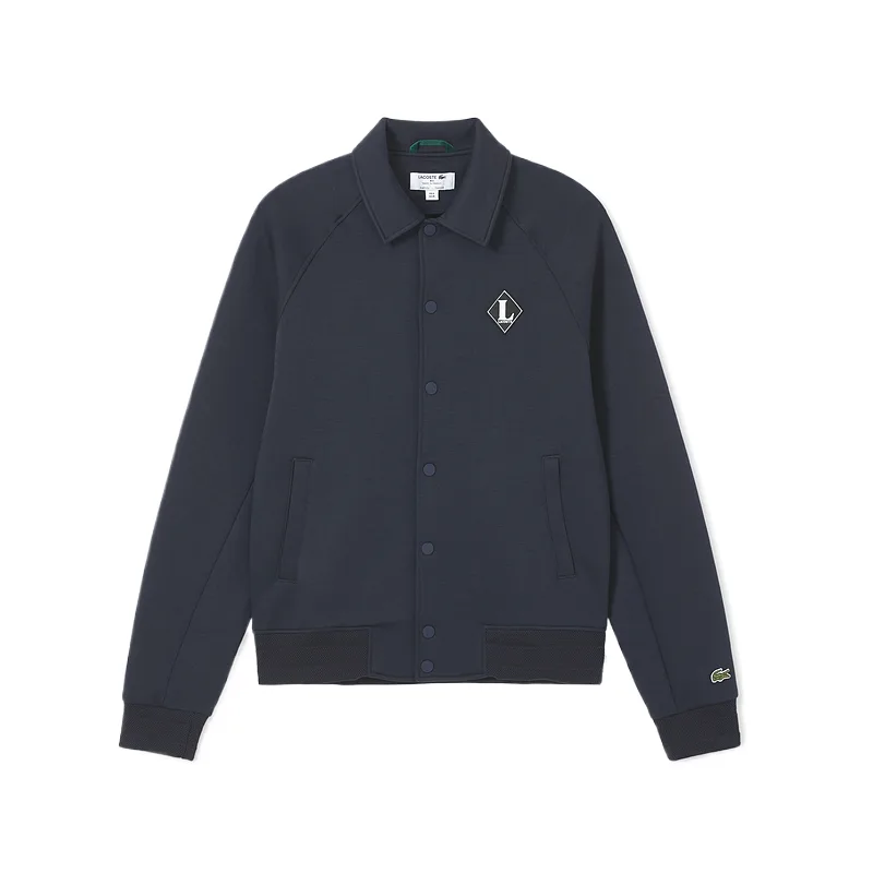 Куртка мужская с лацканом LACOSTE, 350/темно-синий черный