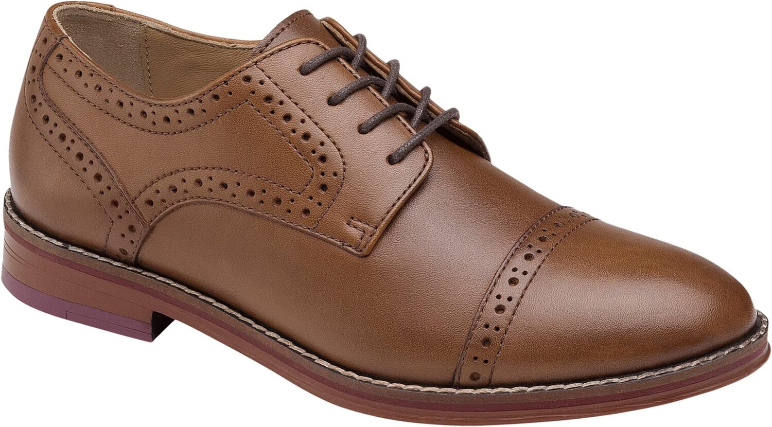 

Оксфорды Conard Cap Toe Johnston & Murphy, цвет Tan Full Grain
