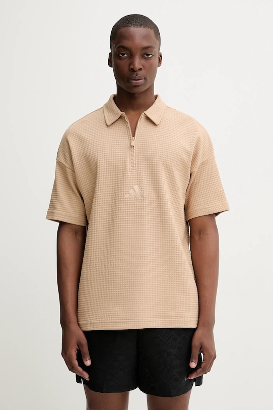

Хлопковая футболка All SZN Adidas, зеленый